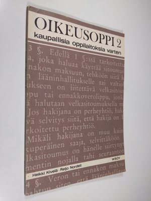 Heikki Kivelä : Oikeusoppi : kaupallisia oppilaitoksia va...