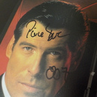 PIERCE BROSNAN NIMIKIRJOITUS + KUVA - pikkukuva 2
