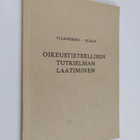 Antti Tulenheimo : Oikeustieteellisen tutkielman laatiminen - pikkukuva 1