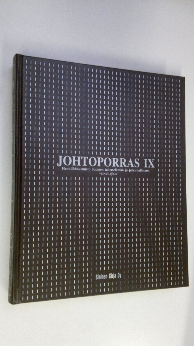 Pekka (toim.) Jokisuu : Johtoporras IX : Talouselämän joh...