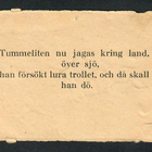 Wanha - Satunelkku - Peukaloinen - 1900-l alku - pikkukuva 2