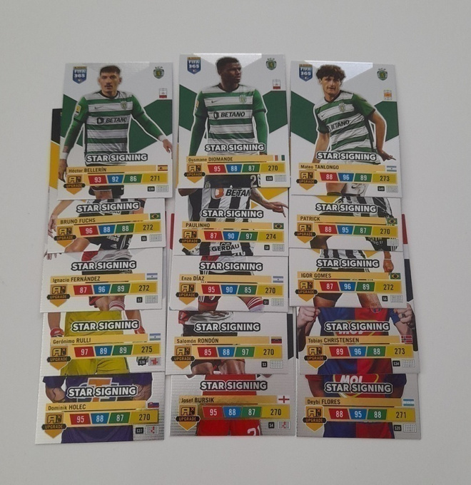 15 Star Signings korttia : Panini FIFA 365 2022-23