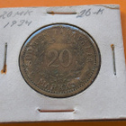 20 Markkaa 1934 Kolikko - pikkukuva 1