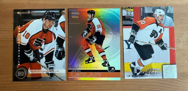 John Leclair - Philadelphia Flyers - 3 erilaista (#3)