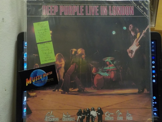 DEEP PURPLE - LIVE IN LONDON EX+/EX+ LP UK -82