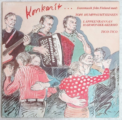 KONKARIT - Dansmusik från Finland – ruotsalainen MNW LP 1978