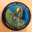 Ruger ja Savotta sotaväline kangasmerkit halk. 10 cm! - pikkukuva 3