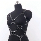 Bondage BDSM/GAY/HLBQx näyttävä body harness uusi - pikkukuva 2