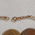 Amerikkalainen Gold double papu rannekoru - pikkukuva 3