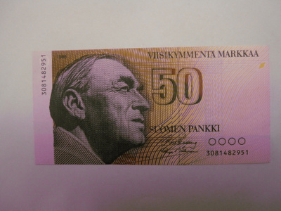 50 markkaa 1986