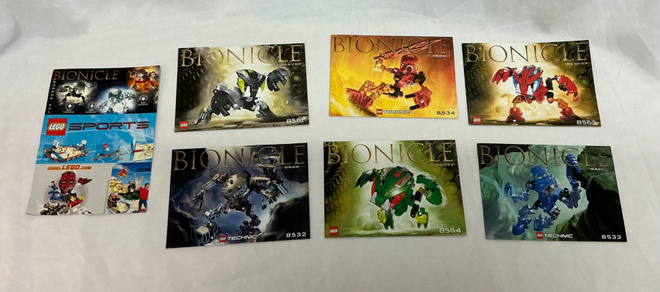 Lego Bionicle ohjeita