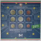 2011 ITALIA BU setti 1c-2 euro+ 2 euro juhlaraha - pikkukuva 1