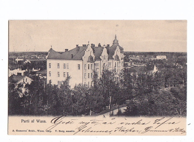 VANHA Postikortti Vaasa 1900-l