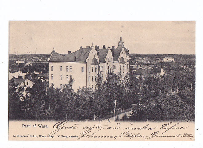 VANHA Postikortti Vaasa 1900-l