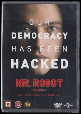 Mr Robot: Kausi 1 (2015) Rami Malek (3DVD) *UUSI*