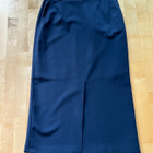 Tummansininen pitkä stretch hame ( koko D42 ) 90-luvulta - pikkukuva 1