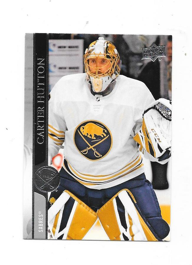 2020-21 Upper Deck #22 Carter Hutton Buffalo Sabres MV
