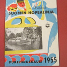 Suomen Hopealinja purjehduskausi 1955 esite - pikkukuva 1