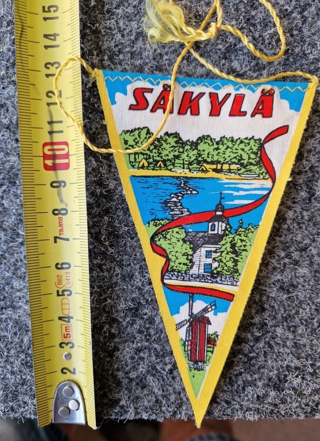 Säkylä pieni vintage matkailuviiri