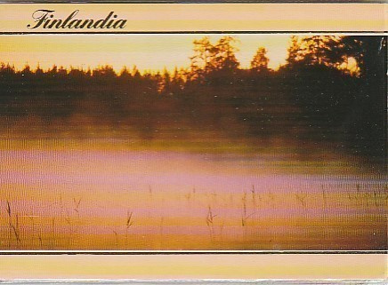 POSTIKORTTI  Maisema, Finlandia-tunnus