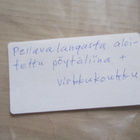 Pellavalankaa, aloitettu pöytäliinan virkkaus +virkkuukoukku - pikkukuva 5