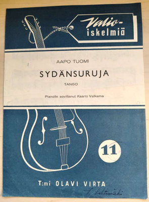 Aapo Tuomi: Sydänsuruja (säv. ja san.)