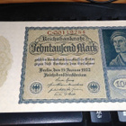 Germany Saksa 10000 Mark 1922 P70 UNC - pikkukuva 1