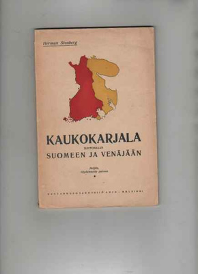 Stenberg: Kaukokarjala suhteissaan Suomeen ja Venäjään, 1919