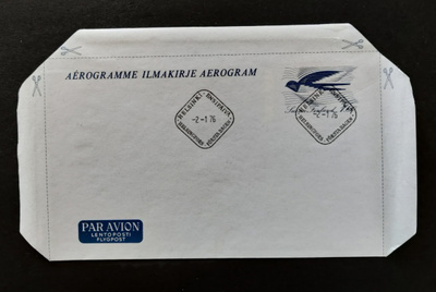 FDC 1976 Ilmakirje 1,00 mk