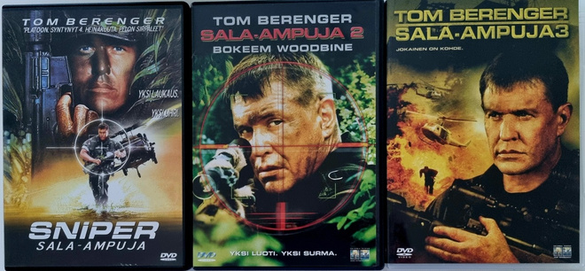 SNIPER / SALA-AMPUJA TRILOGIA 1-3 DVD