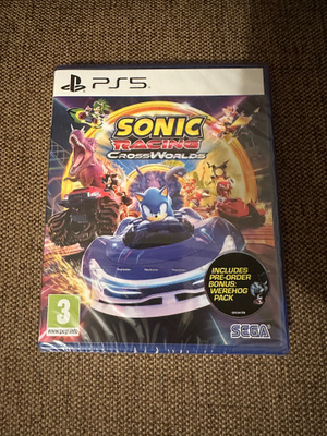 Sonic Racing Crossworlds + ennakkotilaajan edut (PS5) - Uusi