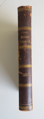 FINSK MILITÄR TIDSKRIFT 1887 vuosikerta