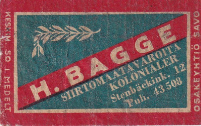 H. Bagge, Stenbäckink.12  b588