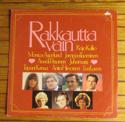 Rakkautta vain Lp-levy, vinyyli v.1980