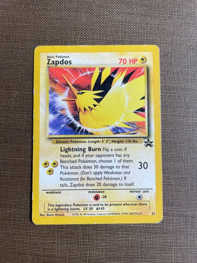 Zapdos (23) - Wizards Black Star Promos | LP |