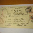 1920 Lappeenranta ruokapakettikortti Sotaministeriöön - pikkukuva 1