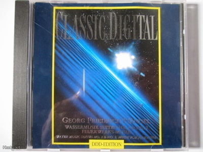 Händel : Vesimusiikki -sarjat no 1 ja 2 sekä Ilotulitus- CD