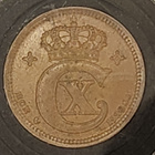 Tanska 5 Äyrin kolikko 1920 - pikkukuva 2