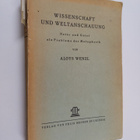 Aloys Wenzl : Wissenschaft und weltanschauung : natur und... - pikkukuva 1