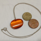 Upea hopea meripihka amber riipus kaulakoru 835 - pikkukuva 2