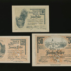 Itävalta Notgeld 10, 20, 50 Heller, Scheibbs 1920 - pikkukuva 1
