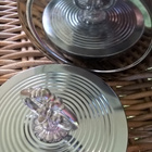 Vintage Jääpalakulho / Jääpala-astia - muovirottinkipunos - pikkukuva 4