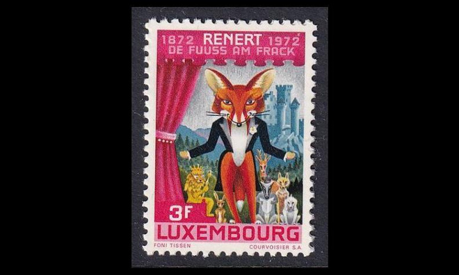 Luxemburg 852 ** Rénert the Fox 100v (1972)