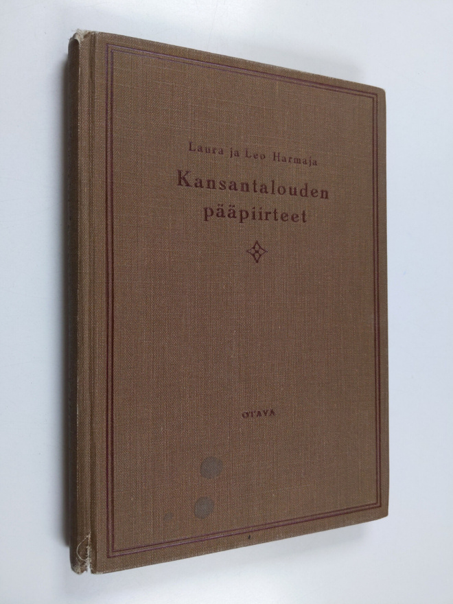 Laura Harmaja : Kansantalouden pääpiirteet