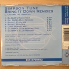 Simpson Tune - Bring It Down Remixes CDS - pikkukuva 2