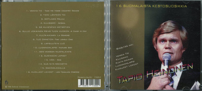 TAPIO HEINONEN . CD-LEVY . 16 SUOMALAISTA KESTOSUOSIKKIA