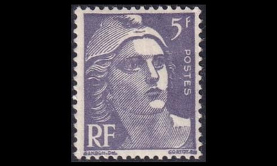 Ranska 901 ** Käyttösarja Marianne 5 Fr (1951)