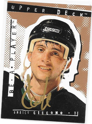 1994-95 Be A Player Signature #132 Enrico Ciccone Auto gooni