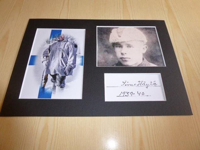 Simo Häyhä valokuvat A4 paspis