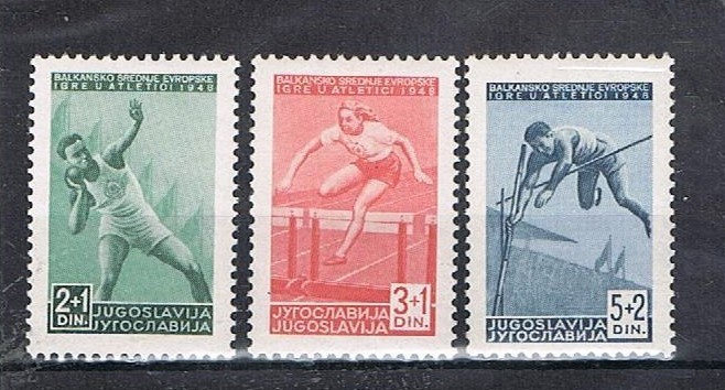 Jugoslavia 1948 - Balkanin kisat ++
